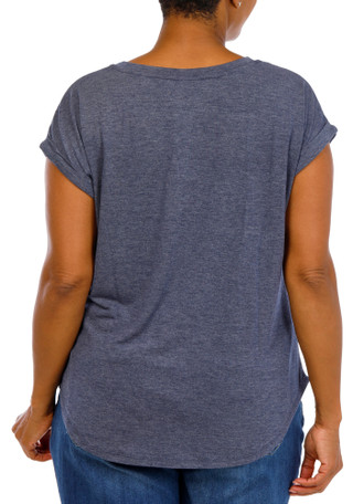 Thumbnail 2: Tru Self Women's Plus Americana Chicken Applique Top 