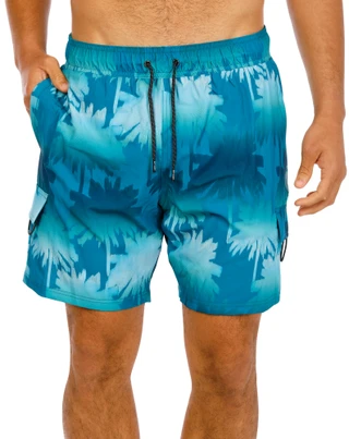 Thumbnail 1: Spyder Men's Print Cargo Swim Shorts 