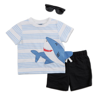 Thumbnail 1: Little Lad Baby Boys 3 Pc Shorts Set 