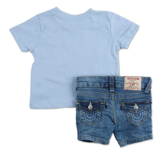 Thumbnail 2: True Religion Baby Boys 2 Pc Shorts Set 