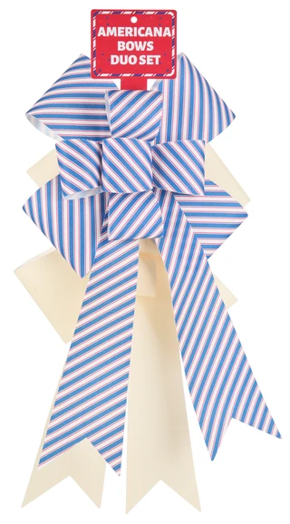Thumbnail 1: Tanya Creations 2 Pk Large 24 in Americana Bows 