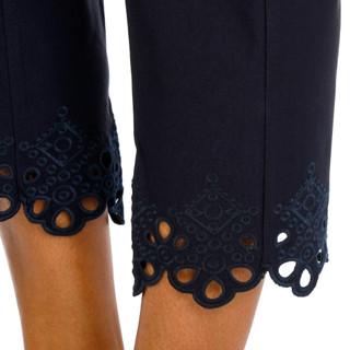 Thumbnail 3: Philosophy Women's Plus Eyelet Hem Pull On Capris  