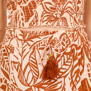 Thumbnail 3: Club Z Women's Print Tube Top Skirt Set 