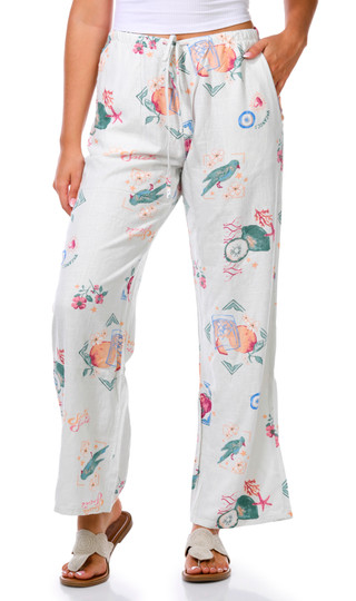 Thumbnail 1: Cali 1850 Juniors Drawstring Beach Pants 