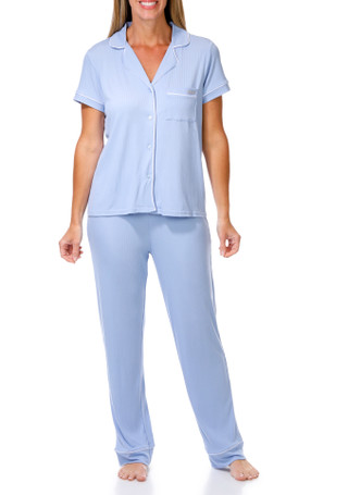 Thumbnail 3: Tahari Women's 3 Pc Pajama Pants Set 