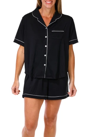Thumbnail 1: Floral Nikrooz Women's 2 Pc Pajama Shorts Set 