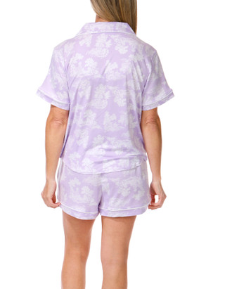 Thumbnail 3: FLORA NIKROOZ Women's 2 Pc Pajama Shorts Set 
