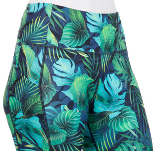Thumbnail 2: VOGO Women's Active Print Capri Leggings 