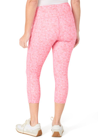 Thumbnail 3: VOGO Women's Active Print Capri Leggings 