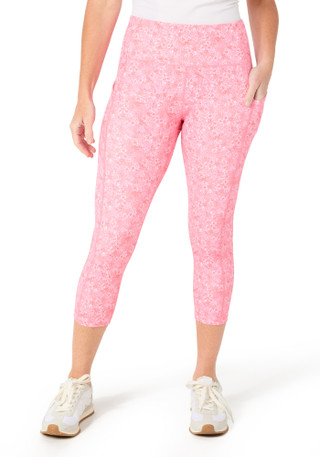 Thumbnail 1: VOGO Women's Active Print Capri Leggings 