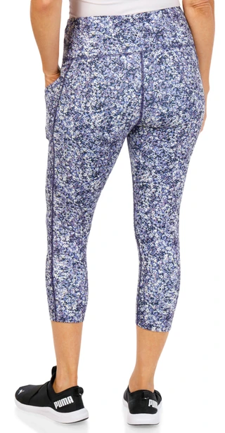 Thumbnail 3: VOGO Women's Active Print Capri Leggings 