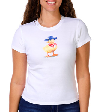 Thumbnail 1: OG Babe Juniors Americana Duck Baby Tee 