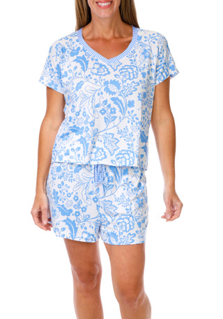 Thumbnail 1: LOFT Women's 2 Pc Pajama Shorts Set 