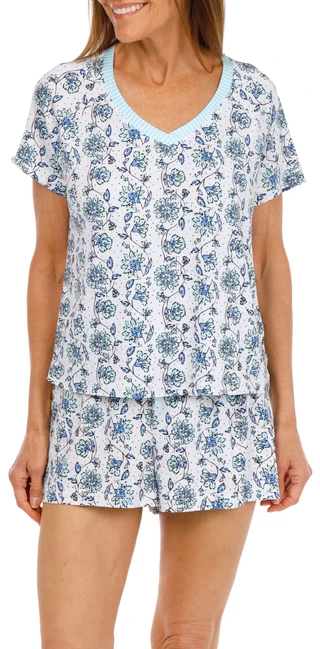 Thumbnail 1: LOFT Women's 2 Pc Pajama Shorts Set 