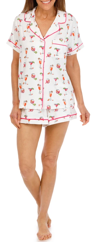 Thumbnail 2: LOFT Women's 2 Pc Pajama Shorts Set 