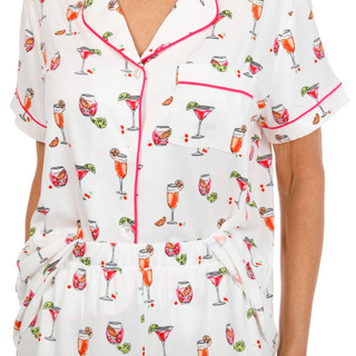 Thumbnail 4: LOFT Women's 2 Pc Pajama Shorts Set 