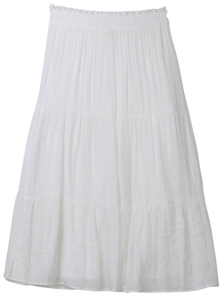 Thumbnail 5: As U Wish Juniors Smocked Waist Gauze Maxi Skirt 