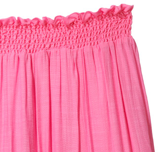 Thumbnail 4: As U Wish Juniors Smocked Waist Gauze Maxi Skirt 