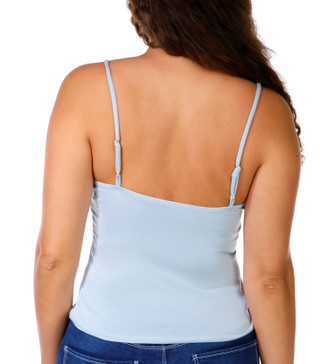Thumbnail 2: Heart & Hips Juniors Ruched Double Layer Tank Top 