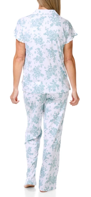 Thumbnail 1: Laura Ashley Women's 2 Pc Pajama Pants Set 