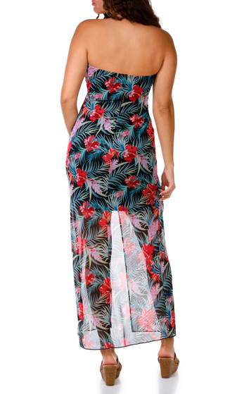 Thumbnail 2: Bebe Juniors Jungle Mesh Tube Dress  