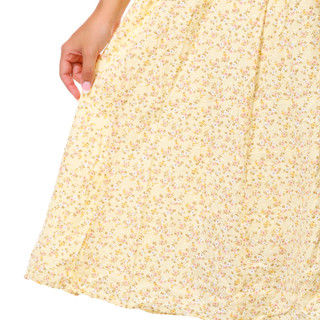 Thumbnail 2: Celebrity Pink Juniors Puff Sleeve Swiss Dot Midi Dress 