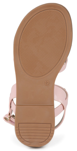 Thumbnail 2: Bebe Girls Metal Charm Sandals 