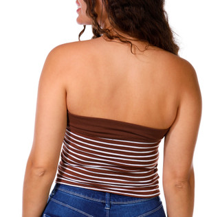 Thumbnail 2: BOZZOLO Juniors Stripe Tube Top 