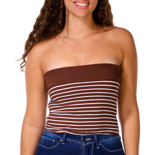 Thumbnail 1: BOZZOLO Juniors Stripe Tube Top 