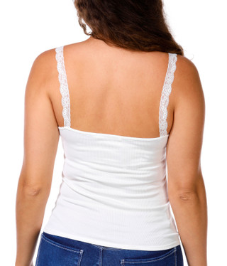 Thumbnail 1: Heart & Hips Juniors Cinch Bust Lace Trim Cami 