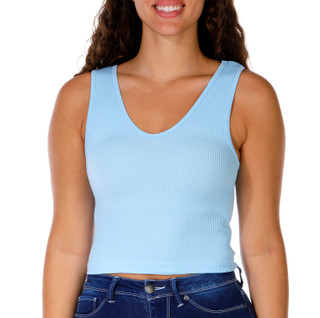 Thumbnail 1: FCT Juniors Ribbed V-Neck Tank Top 