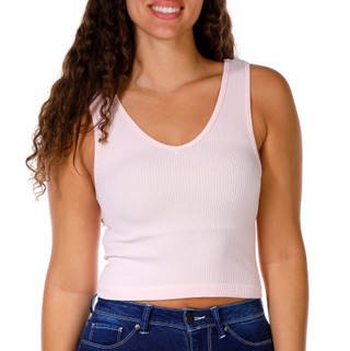 Thumbnail 1: FCT Juniors Ribbed V-Neck Tank Top 