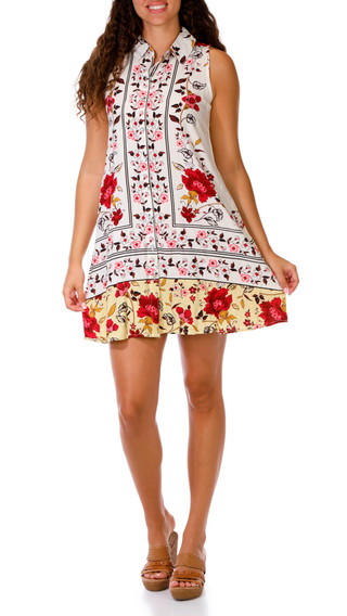 Thumbnail 1: FIGUEROA & FLOWER Women's Sleeveless Challis Dress 
