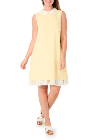 Thumbnail 1: Nanette Lepore Women's Sleeveless Chiffon Lace Dress 