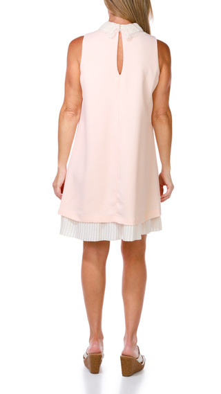 Thumbnail 2: Nanette Lepore Women's Sleeveless Chiffon Lace Dress 