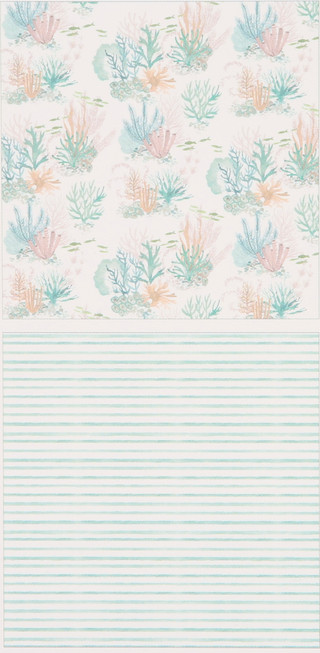Thumbnail 2: Caro Home 60X60 Coral View Sand Free Beach Towel 