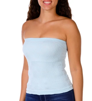 Thumbnail 1: Pink Rose Juniors Seamless Tube Top 