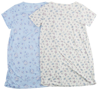 Thumbnail 2: Catherine Malandrino Women's 2 Pk Floral Sleep Gown Set 