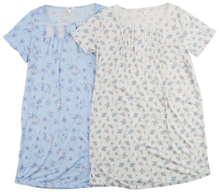 Thumbnail 1: Catherine Malandrino Women's 2 Pk Floral Sleep Gown Set 