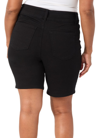 Thumbnail 2: D. Jeans Plus High Rise Bermuda Shorts 