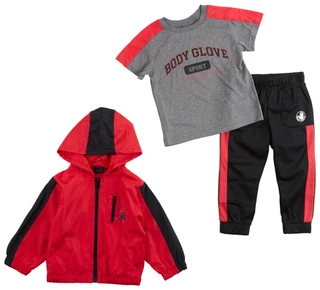 Thumbnail 1: Body Glove Toddler Boy's 3 Pc Jacket Pants Set 