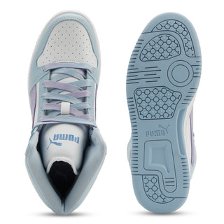 Thumbnail 10: Puma Girls Rebound Layup High Top Athletic Shoes 