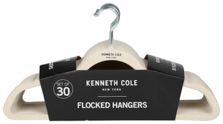 Thumbnail 1: Kenneth Cole 30 Pk Flocked Hangers 
