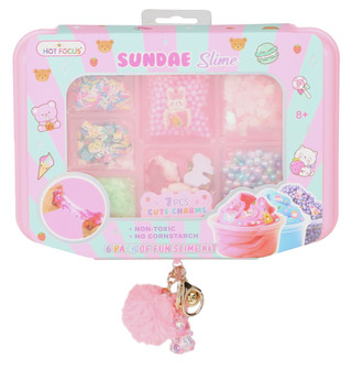 Thumbnail 2: HOT FOCUS Girl's Sundae Slime Activity Kit 
