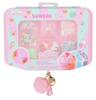 Thumbnail 3: HOT FOCUS Girl's Sundae Slime Activity Kit 