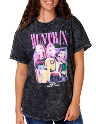 Thumbnail 1: K-Pop Demon Hunters Juniors Huntrix Boyfriend Tee 