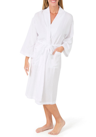 Thumbnail 3: Bliss Women's Gauze Robe 