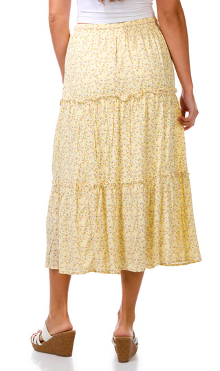Thumbnail 3: Celebrity Pink Juniors Tiered Maxi Skirt 