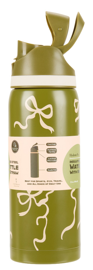 Thumbnail 3: ORLY MAISON 32 oz Insulated Stainless Steel Water Bottle  