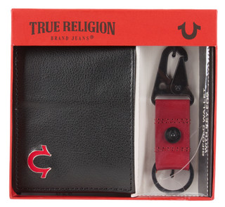Thumbnail 1: True Religion Men's 2 Pc Bifold Wallet w/ Key Fob  